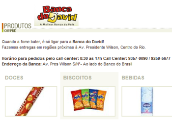 Camelô David está na Web