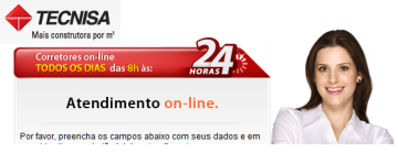 Corretores On-Line na Tecnisa