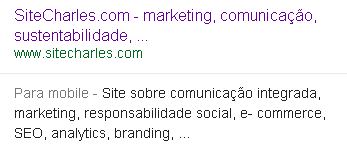 SiteCharles marcado para mobile
