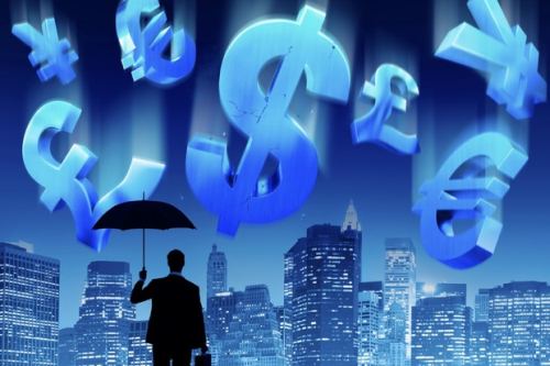 Valores caindo